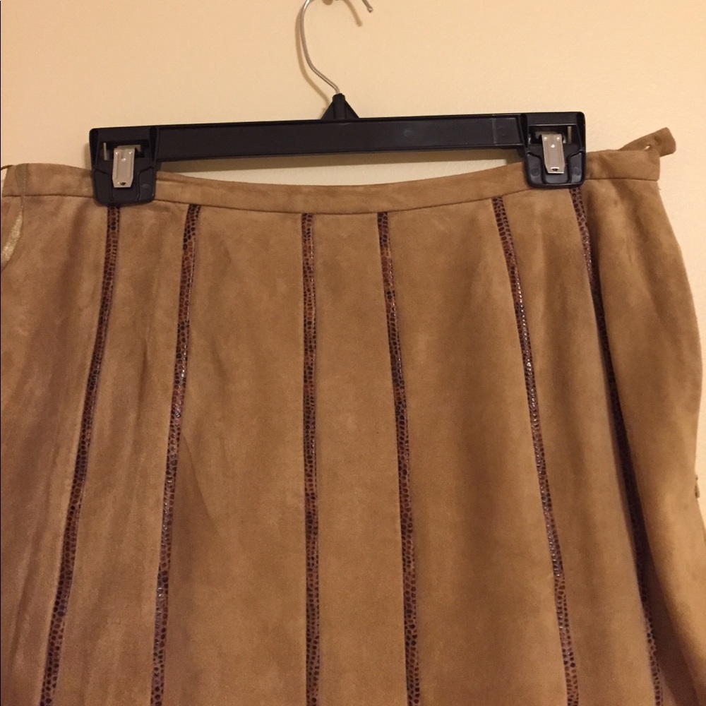 Worth Leather Skirt Gem